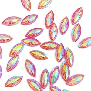 18*40mm Resin Rhinestone 