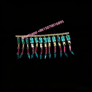 Rhinestone Chain with Fringe 