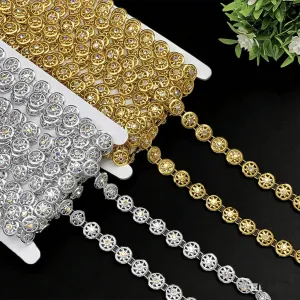 Plastic Sew-On Round Shape Dia