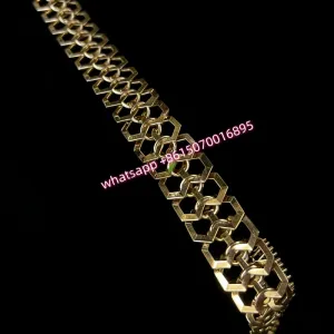 Multiple Gold Metallic Chain T