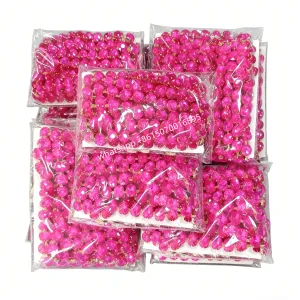 Fushia Rhinestone Chain   